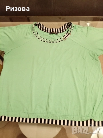 Подарявам дамски блузи, голями ХЛ, маркови, снимка 4 - Тениски - 54247969