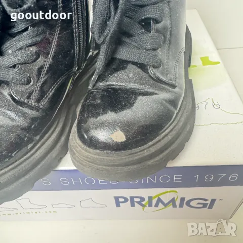 Primigi, Боти с лачен ефект, Черен/Неоново розово, снимка 7 - Детски боти и ботуши - 48210472