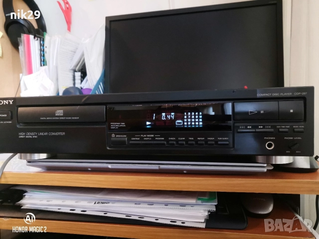 SONY CDP 297 , снимка 8 - Аудиосистеми - 52621107