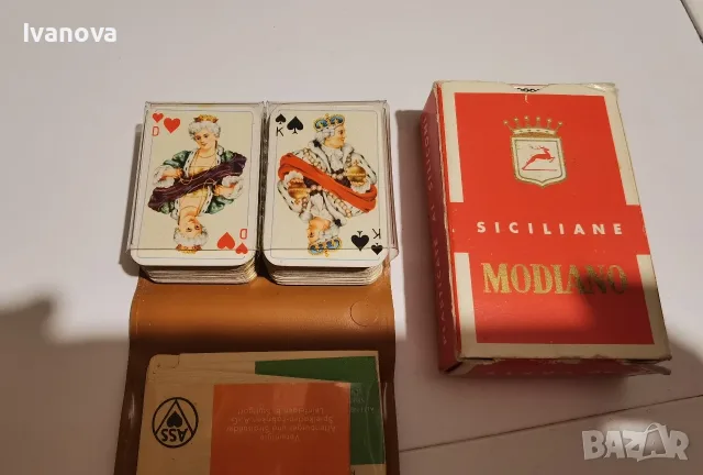 Комплект мини карти за пасианс, снимка 6 - Карти за игра - 56454246