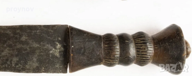 Голям боен меч Топоке -  Конго 53,5 см., снимка 2 - Антикварни и старинни предмети - 52054849