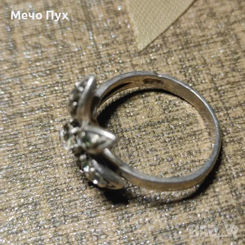 Сребърен пръстен (255), снимка 5 - Пръстени - 48348443