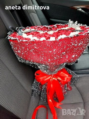 Вечен букет сърце, снимка 2 - Други - 53211599