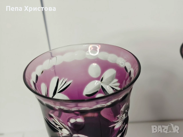 Комплект от 6 броя чаши за вино , снимка 5 - Чаши - 54095702