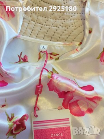 Сатенена нощница L / XL, снимка 5 - Нощници - 37157266