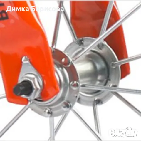 Детски велосипед с противоплъзгащи се гуми и светещи помощни колела, снимка 7 - Велосипеди - 49786642