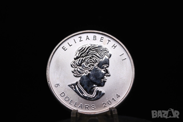 Кленов лист, Канада - серия  - 3 х 1 oz / унция, инвестиционно сребро, снимка 5 - Нумизматика и бонистика - 51991008