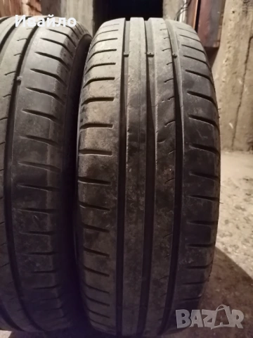 Продавам 2 броя летни гуми 165.65.15 на 1 сезон дот 2021 Dunlop , снимка 2 - Гуми и джанти - 53159111