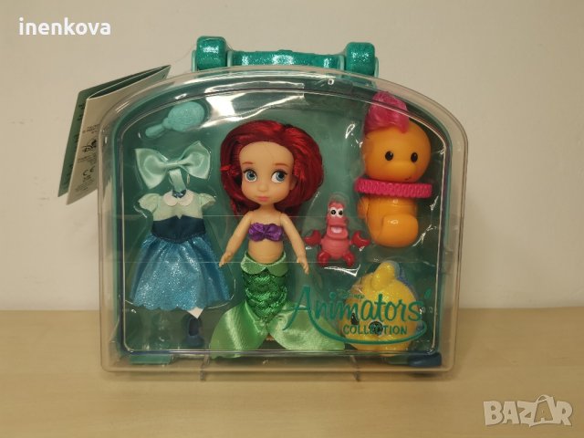 Малката русалка (Ариел) Дисни mini Animators 13см., снимка 5 - Кукли - 42871043