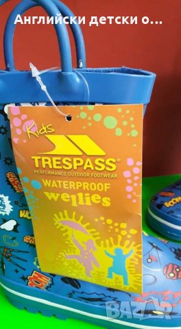 Английски детски гумени ботуши-TRESPASS , снимка 5 - Детски боти и ботуши - 31876316