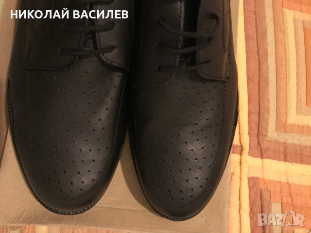 Номер   44   на    дупки  . Естествена  кожа  . Нови ., снимка 7 - Официални обувки - 53863819