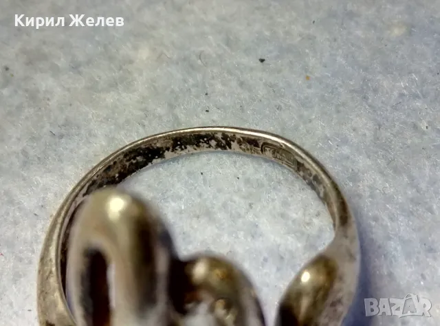 ТОКАШ СКЪПОЦЕНЕН СРЕБЪРЕН ПРЪСТЕН МАРКОВО СРЕБРО 925 с БЛЕСТЯЩИ ЦИРКОНИ ДИЗАЙНЕРСКО АРТ БИЖУ 30579, снимка 11 - Пръстени - 49959727