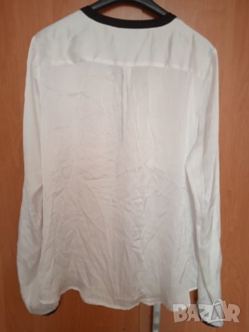 Бяла сатенена риза, снимка 3 - Ризи - 42840060