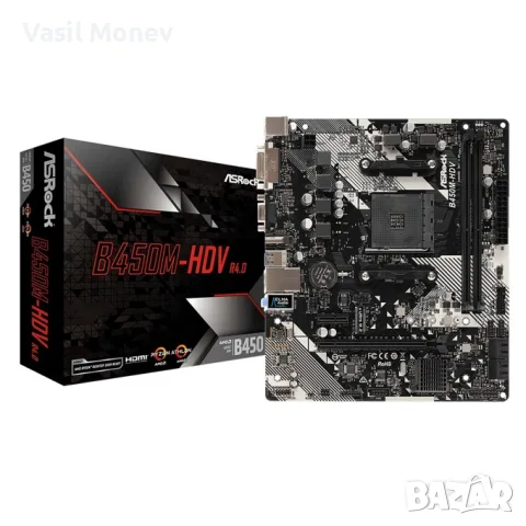 Продавам B450M-HDV R4.0 Am4