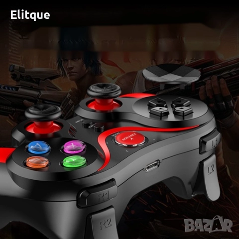 Безжичен геймпад с Bluetooth PSP39, снимка 3 - Друга електроника - 52819325