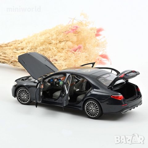 Mercedes-Benz S-Class sedan AMG 2021 W223 - мащаб 1:18 на NOREV модела е нов в кутия, снимка 3 - Колекции - 38203878