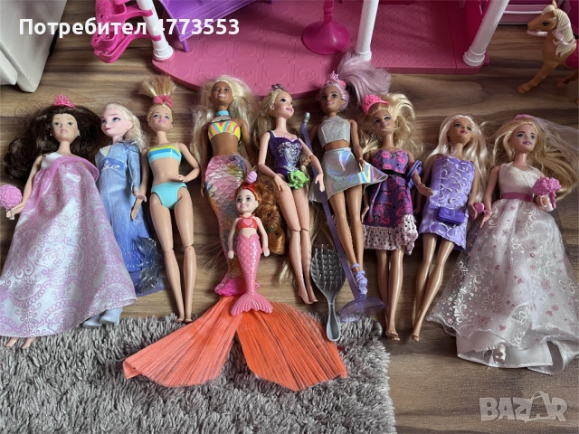 Къща на Барби Barbie кола и кукли, снимка 3 - Кукли - 53931553