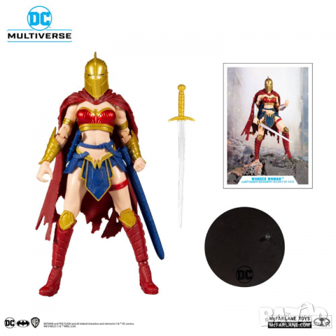 DC MULTIVERSE ACTION FIGURE LKOE WONDER WOMAN WITH HELMET OF FATE 18 CM, снимка 7 - Колекции - 36433155