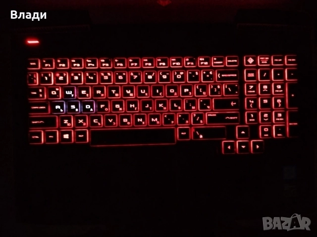 HP OMEN i7-7700HQ/Nvidia GTX 1050 Ti-4GB/16GB RAM/ново SSD 256TB+1TB HDD/нова батерия , снимка 5 - Лаптопи за игри - 52956564
