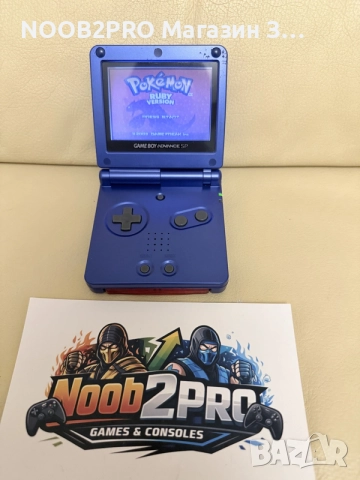 Nintendo Game Boy Advance SP AGS-001 + Pokémon Ruby, снимка 11 - Nintendo конзоли - 56169359