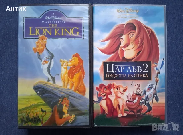 Видеокасети VHS Палечка Цар Лъв Тарзан Попай и Приятели / Анимации, снимка 5 - Анимации - 55959817