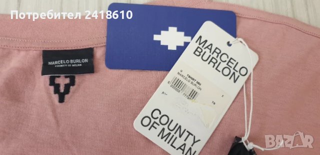 Marcelo Burlon Oversize  Womens Size S НОВО! ОРИГИНАЛ! Дамска Тениска!, снимка 14 - Тениски - 51404526