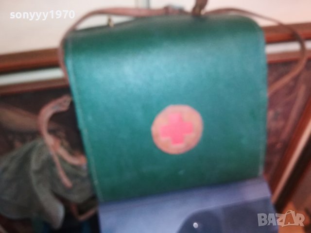 АНТИКА СТАРА КОЖЕНА ЧАНТА-МЕДИК 0502231628, снимка 5 - Антикварни и старинни предмети - 39563791