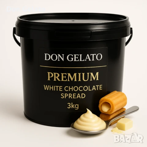 Бял течен шоколад Don Gelato Premium – 3 кг, снимка 3 - Други - 51268370