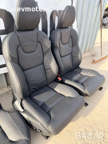 Кожени електрически седалки, кожен салон с подгрев от Volvo XC60 2 B5 Mild-Hybrid AWD 2.0 дизел, дви, снимка 4 - Части - 53879158