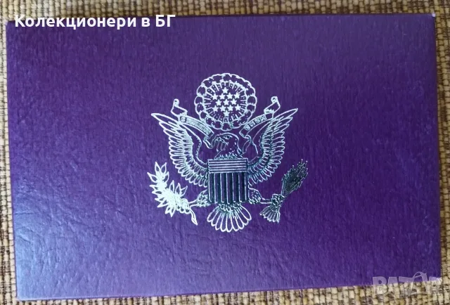 СЕТ С ПЕТ ❗️PROOF❗️МОНЕТИ - САЩ 1990 ГОДИНА