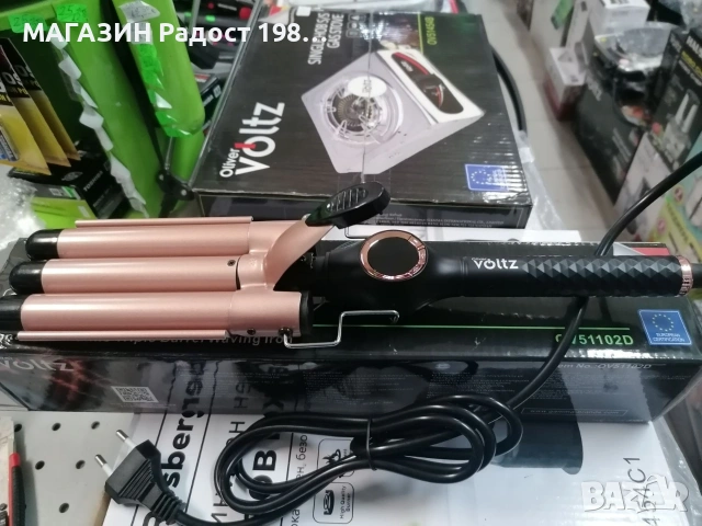 Ретро преса Oliver Voltz OV51102D,60W, снимка 2 - Преси за коса - 53287597