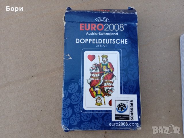 Карти за игра Euro 2008 нови, снимка 3 - Карти за игра - 35473531
