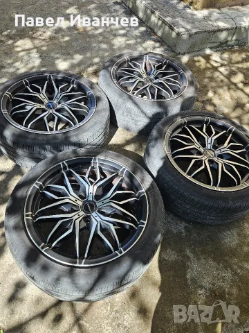Джанти BORBET 17" 5х112 7.5Jx17 с гуми Dunlop 225/45 R17, снимка 8 - Гуми и джанти - 56243555