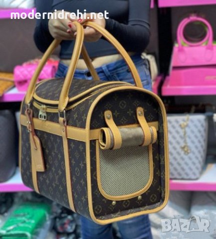 Чанта куфар за куче Louis Vuitton код 52