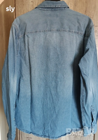 Дънкова риза Jack & Jones , снимка 2 - Ризи - 53802336