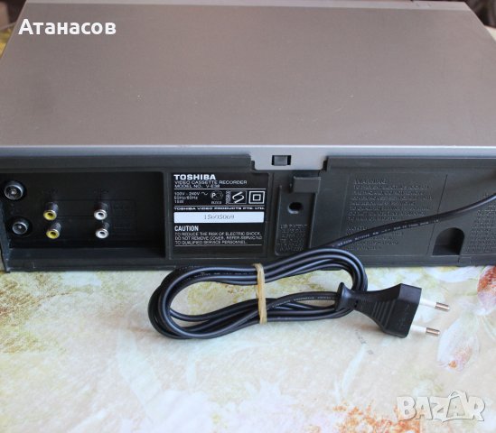Видеорекордер - Toshiba V-E38 Multi-System, снимка 6 - Плейъри, домашно кино, прожектори - 38367215
