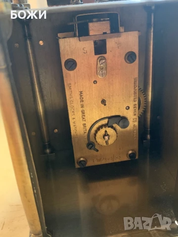 Английски настолен часовник тип Lantern – колекционерска рядкост, снимка 2 - Антикварни и старинни предмети - 50836182