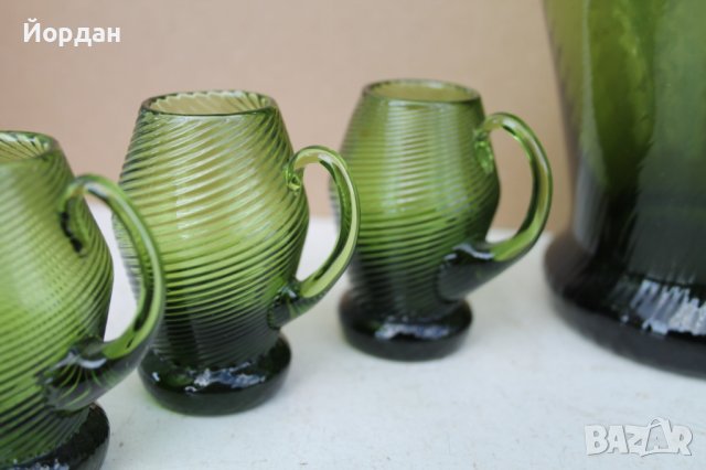 Стар сервиз за алкохол 1930 г., снимка 3 - Други ценни предмети - 40876859