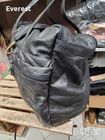 Естествена кожа пътна чанта,сак ОГРОМЕН, снимка 15 - Сакове - 40034454
