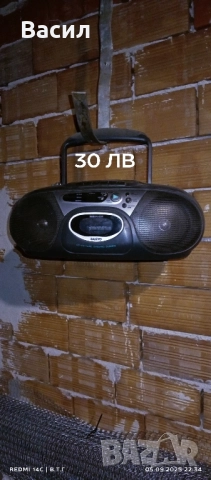 СД-радио касетофон саньо