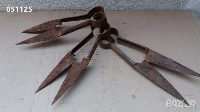 комплект от три ножици за стригане на овце 