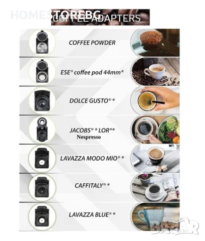 ☕ Multi capsule еспресо кафемашина 8 в 1 – Удобство и разнообразие във всяка чаша ☕, снимка 4 - Кафемашини - 49269244