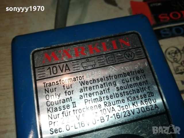 MARKLIN TRAFO 6413-MADE IN WESTERN GERMANY ВНОС SWISS 130925139, снимка 8 - Друга електроника - 51703902