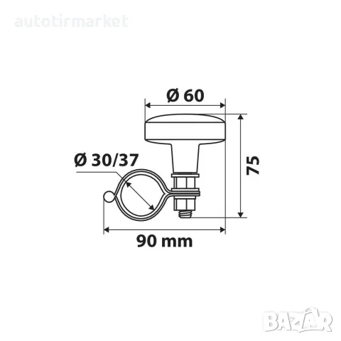 Топка за волан – Spinny Ring – LAMPA 00140, снимка 2 - Аксесоари и консумативи - 56054694