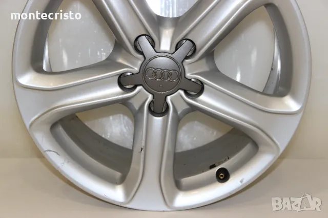 Алуминиева джанта Audi A4 B8 (2007-2015г.) 8K0 601 025 BK / 8K0601025BK / 17 цола / 5x112 66.5, снимка 2 - Гуми и джанти - 47601949