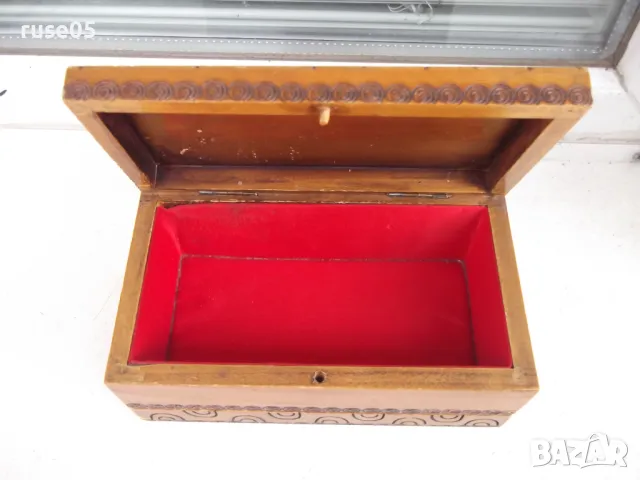 Кутия дървена пирографирана, снимка 7 - Колекции - 50381468