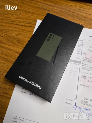 Samsung Galaxy S23 Ultra, 256GB, 8GB RAM, 5G, Green. Гаранция., снимка 1