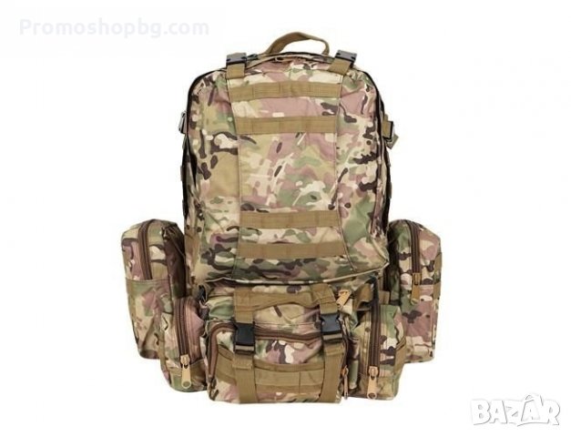 Тактическа раница, военна, туристическа - 60/50/16 cm, снимка 3 - Екипировка - 38830467
