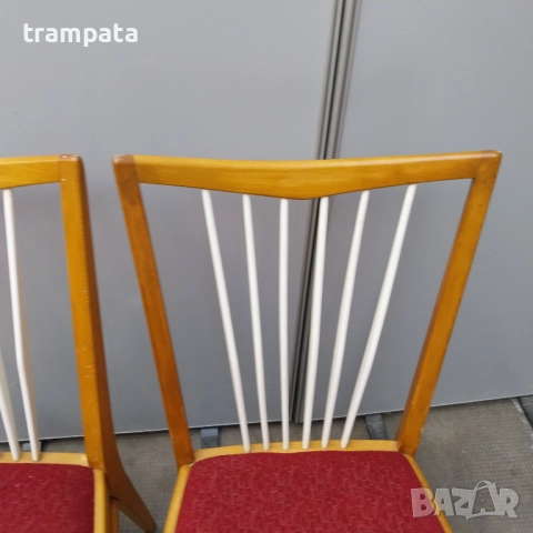 НАЙ ДОБРАТА ОФЕРТА Дизайнерски винтидж столове Bähre 1940/50, снимка 6 - Антикварни и старинни предмети - 52977130