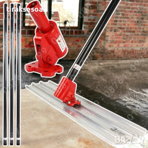 Ръчен алуминиев мастар 1.2 мт 5.4 мт Мастар за заглаждане на Бетон